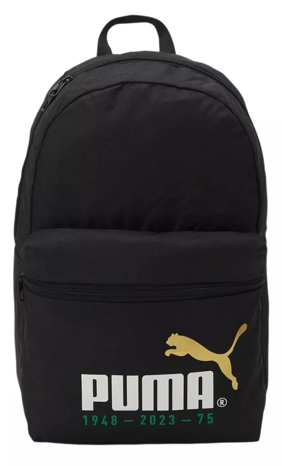 Puma backpack black and gold best sale